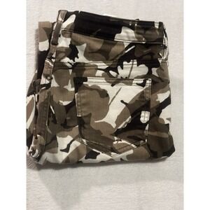 Chico's Petites So‎ Slimming Camouflage Girlfriend Ankle Jean Sz 2R (Large 12)